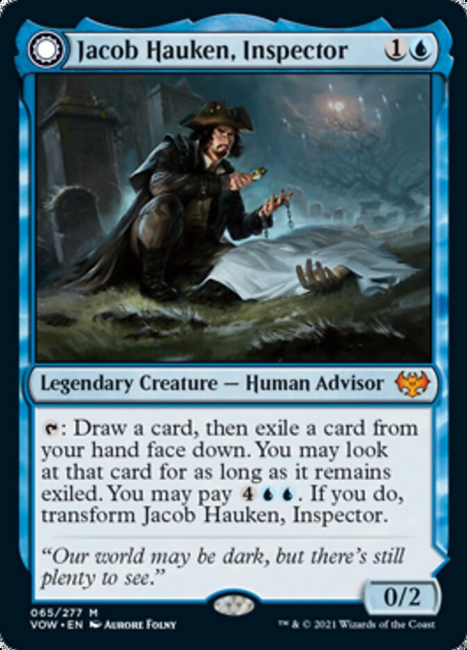 Jacob Hauken, Inspector // Hauken's Insight [Innistrad: Crimson Vow] | Exor Games New Glasgow