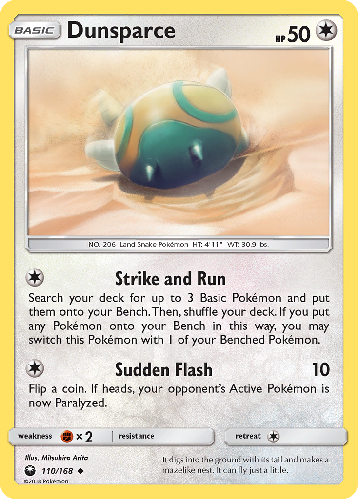 Dunsparce (110/168) [Sun & Moon: Celestial Storm] | Exor Games New Glasgow