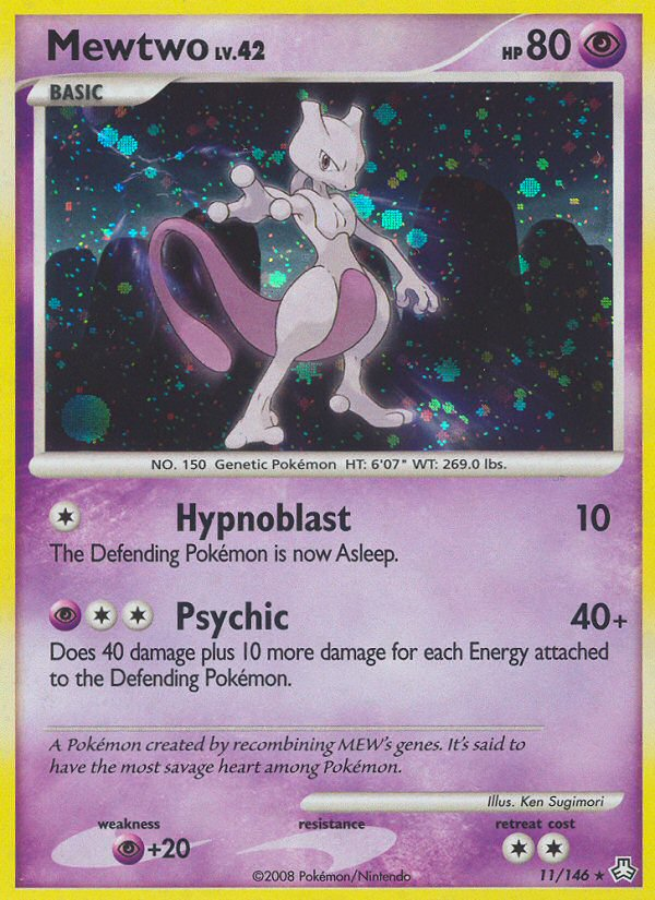 Mewtwo (11/146) [Diamond & Pearl: Legends Awakened] | Exor Games New Glasgow