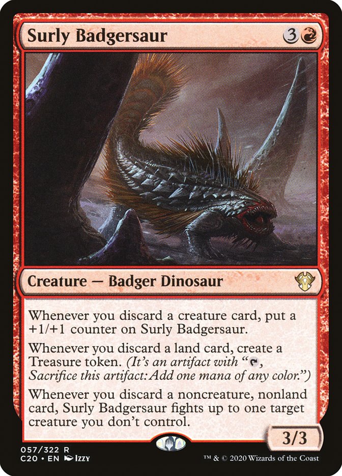 Surly Badgersaur [Commander 2020] | Exor Games New Glasgow