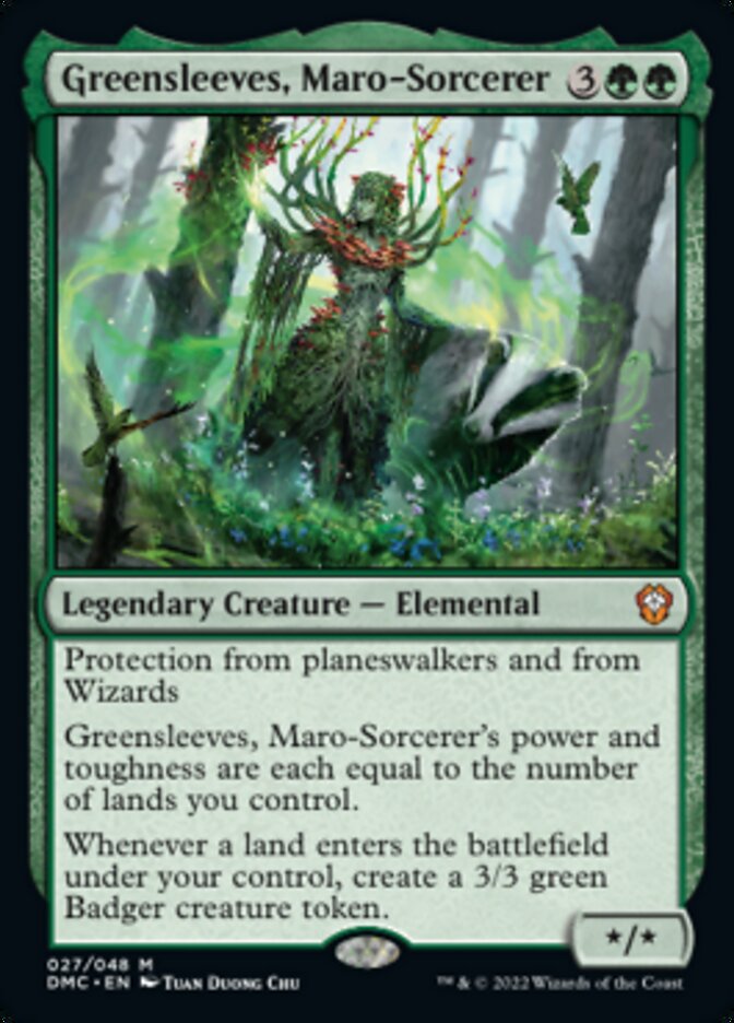 Greensleeves, Maro-Sorcerer [Dominaria United Commander] | Exor Games New Glasgow