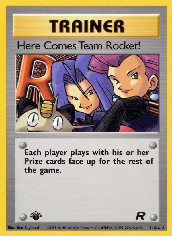 Here Comes Team Rocket! (71/82) [Team Rocket 1st Edition] | Exor Games New Glasgow
