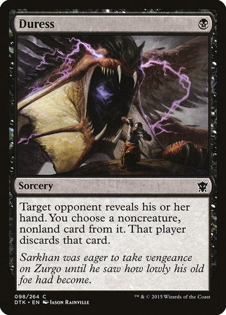Duress [Dragons of Tarkir] | Exor Games New Glasgow