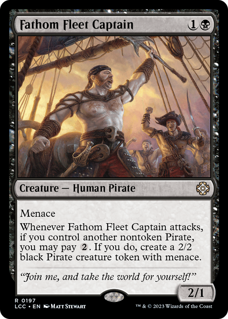 Fathom Fleet Captain [The Lost Caverns of Ixalan Commander] | Exor Games New Glasgow