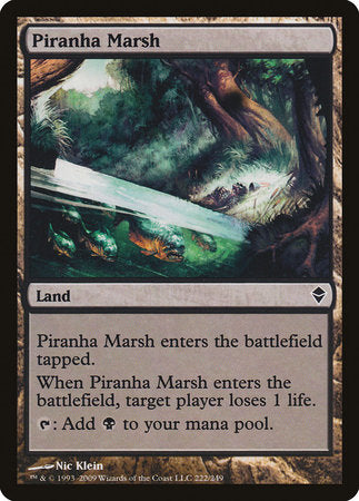 Piranha Marsh [Zendikar] | Exor Games New Glasgow