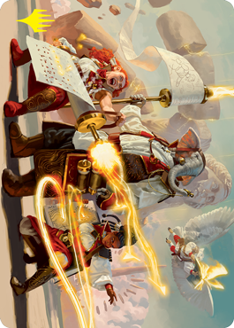 Lorehold Command Art Card (Gold-Stamped Signature) [Strixhaven: School of Mages Art Series] | Exor Games New Glasgow