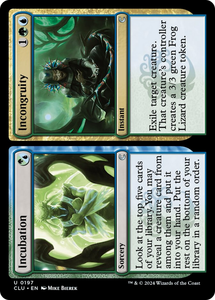 Incubation // Incongruity [Ravnica: Clue Edition] | Exor Games New Glasgow