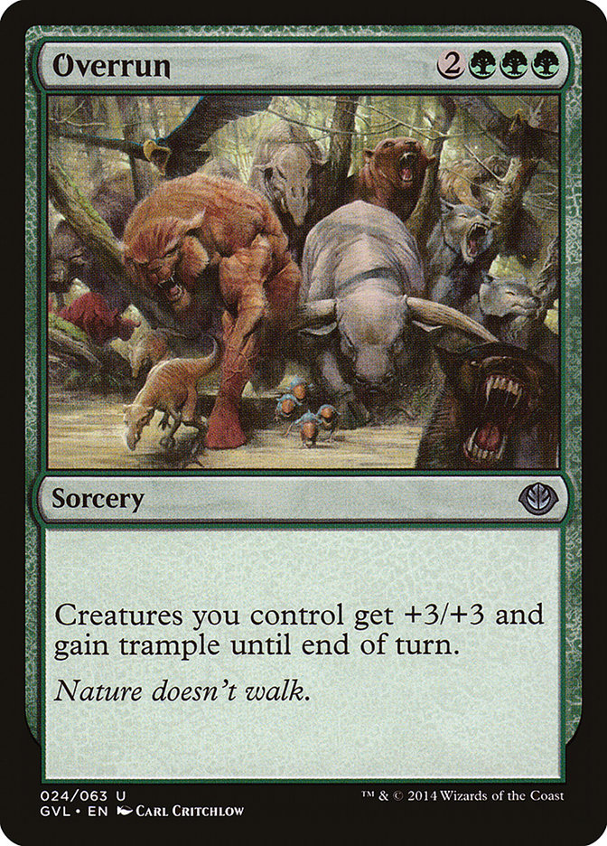 Overrun (Garruk vs. Liliana) [Duel Decks Anthology] | Exor Games New Glasgow