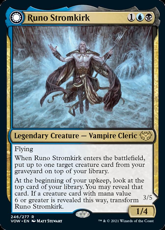 Runo Stromkirk // Krothuss, Lord of the Deep [Innistrad: Crimson Vow] | Exor Games New Glasgow