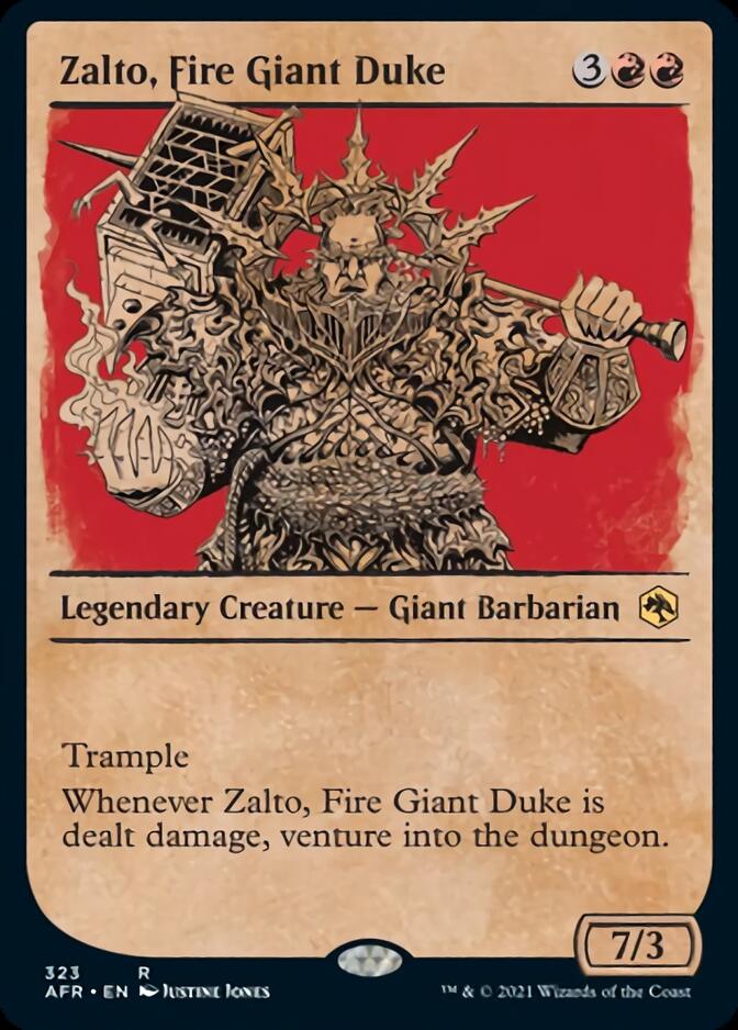 Zalto, Fire Giant Duke (Showcase) [Dungeons & Dragons: Adventures in the Forgotten Realms] | Exor Games New Glasgow