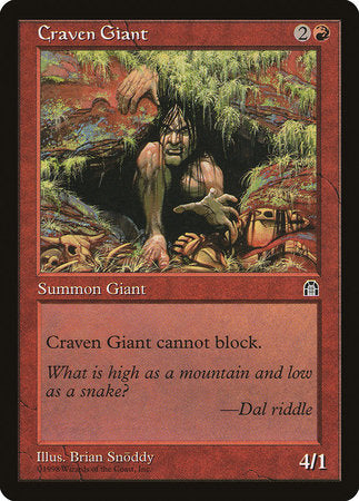 Craven Giant [Stronghold] | Exor Games New Glasgow