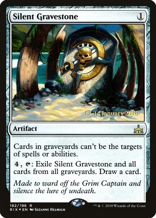 Silent Gravestone [Rivals of Ixalan Promos] | Exor Games New Glasgow