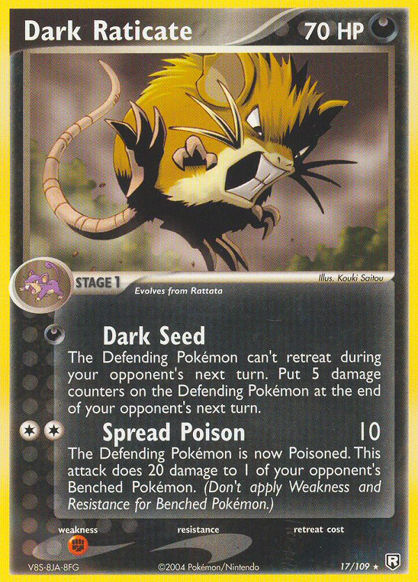 Dark Raticate (17/109) [EX: Team Rocket Returns] | Exor Games New Glasgow