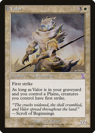 Valor [Time Spiral Timeshifted] | Exor Games New Glasgow