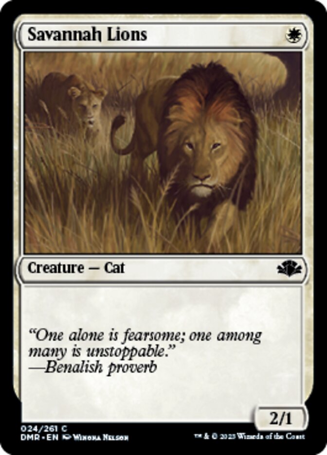 Savannah Lions [Dominaria Remastered] | Exor Games New Glasgow