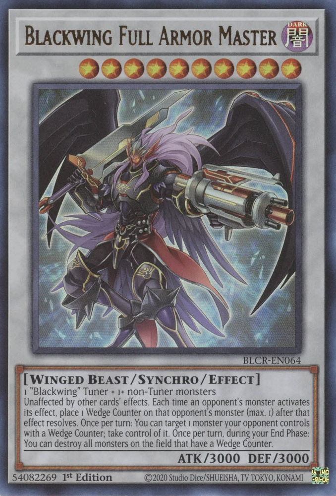 Blackwing Full Armor Master [BLCR-EN064] Ultra Rare | Exor Games New Glasgow