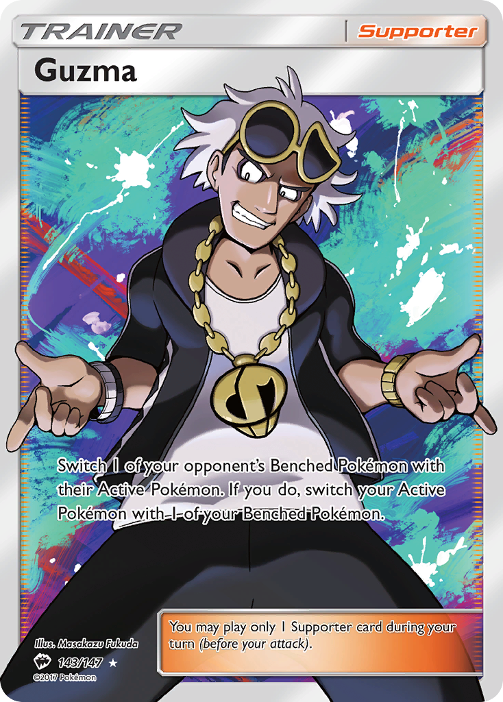 Guzma (143/147) [Sun & Moon: Burning Shadows] | Exor Games New Glasgow