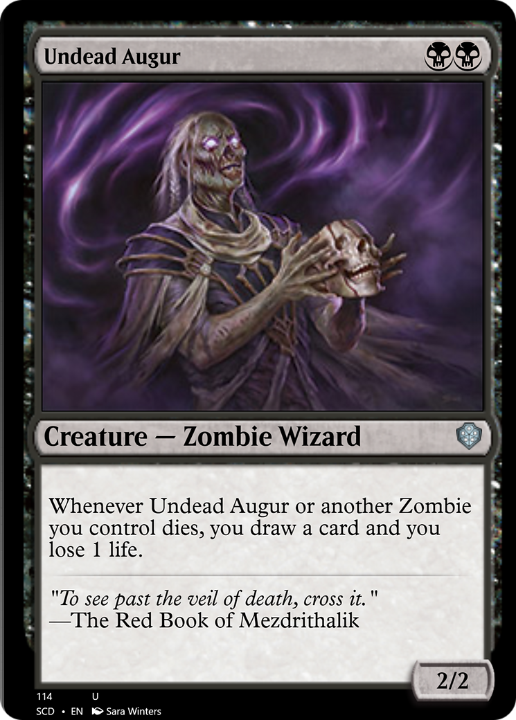 Undead Augur [Starter Commander Decks] | Exor Games New Glasgow