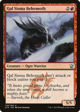 Qal Sisma Behemoth [Dragons of Tarkir] | Exor Games New Glasgow