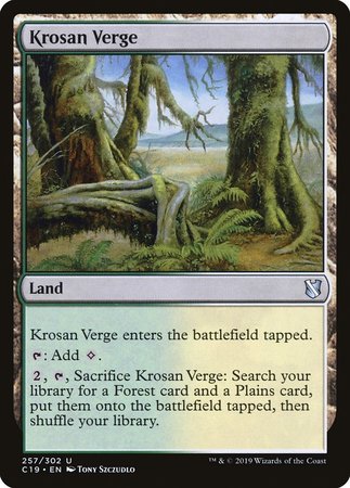 Krosan Verge [Commander 2019] | Exor Games New Glasgow