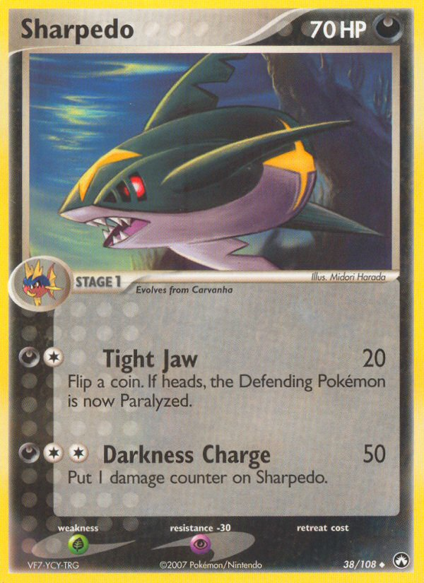 Sharpedo (38/108) [EX: Power Keepers] | Exor Games New Glasgow