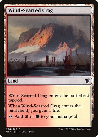 Wind-Scarred Crag [Commander 2017] | Exor Games New Glasgow