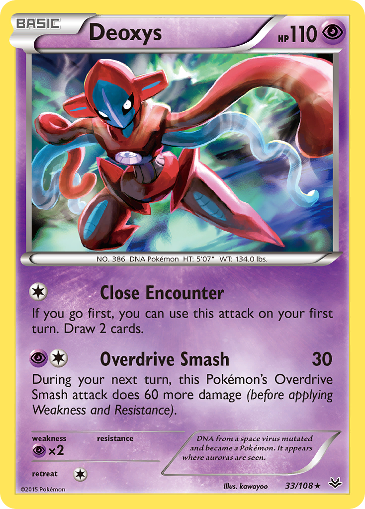 Deoxys (33/108) [XY: Roaring Skies] | Exor Games New Glasgow