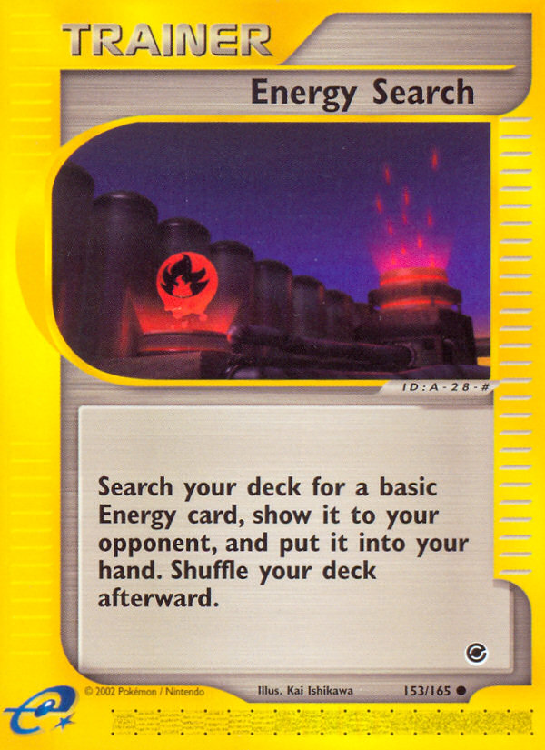 Energy Search (153/165) [Expedition: Base Set] | Exor Games New Glasgow