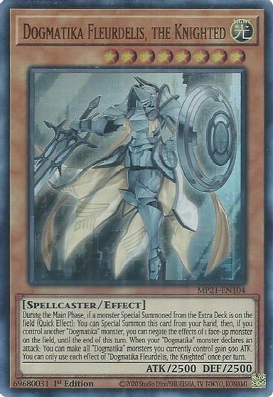 Dogmatika Fleurdelis, the Knighted [MP21-EN104] Ultra Rare | Exor Games New Glasgow