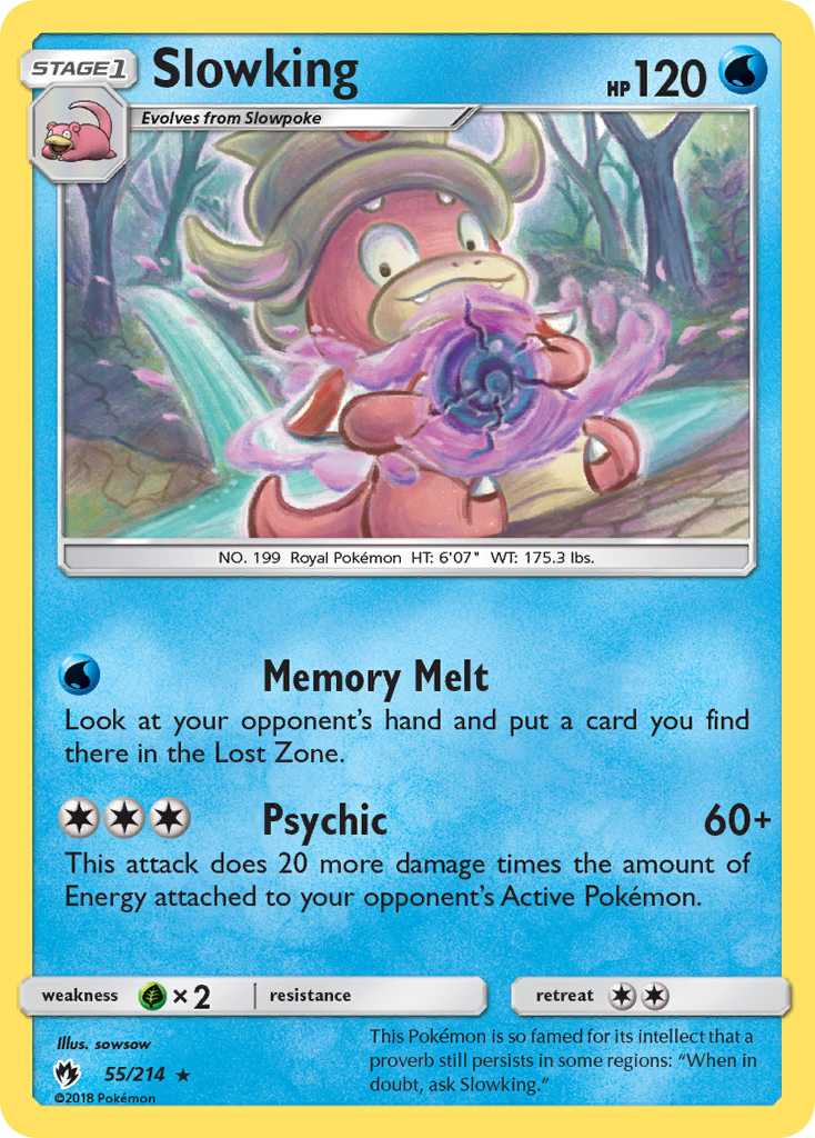 Slowking (55/214) [Sun & Moon: Lost Thunder] | Exor Games New Glasgow