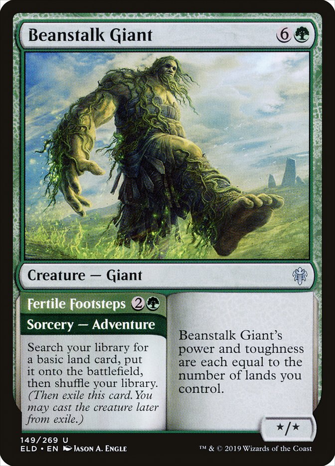 Beanstalk Giant // Fertile Footsteps [Throne of Eldraine] | Exor Games New Glasgow