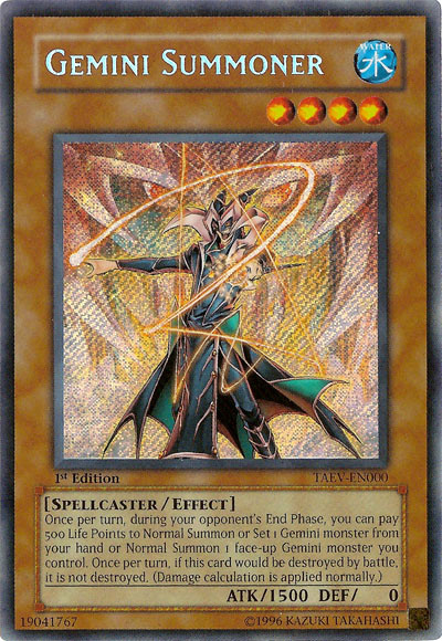 Gemini Summoner [TAEV-EN000] Secret Rare | Exor Games New Glasgow