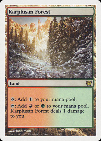 Karplusan Forest [Ninth Edition] | Exor Games New Glasgow