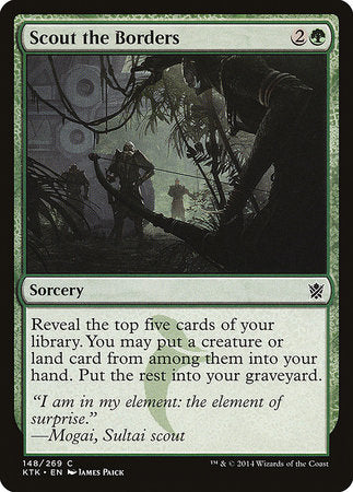 Scout the Borders [Khans of Tarkir] | Exor Games New Glasgow