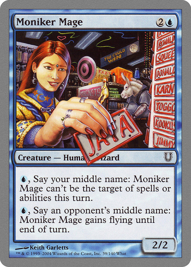 Moniker Mage [Unhinged] | Exor Games New Glasgow