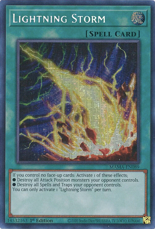 Lightning Storm [MAMA-EN089] Ultra Pharaoh's Rare | Exor Games New Glasgow