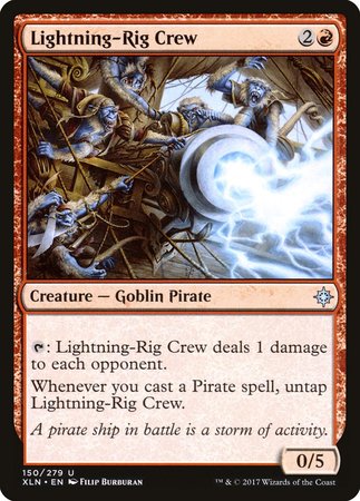 Lightning-Rig Crew [Ixalan] | Exor Games New Glasgow