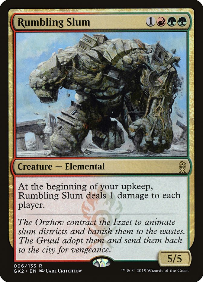 Rumbling Slum [Ravnica Allegiance Guild Kit] | Exor Games New Glasgow