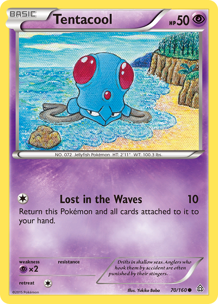 Tentacool (70/160) [XY: Primal Clash] | Exor Games New Glasgow