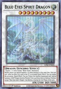 Blue-Eyes Spirit Dragon (Green) [LDS2-EN020] Ultra Rare | Exor Games New Glasgow