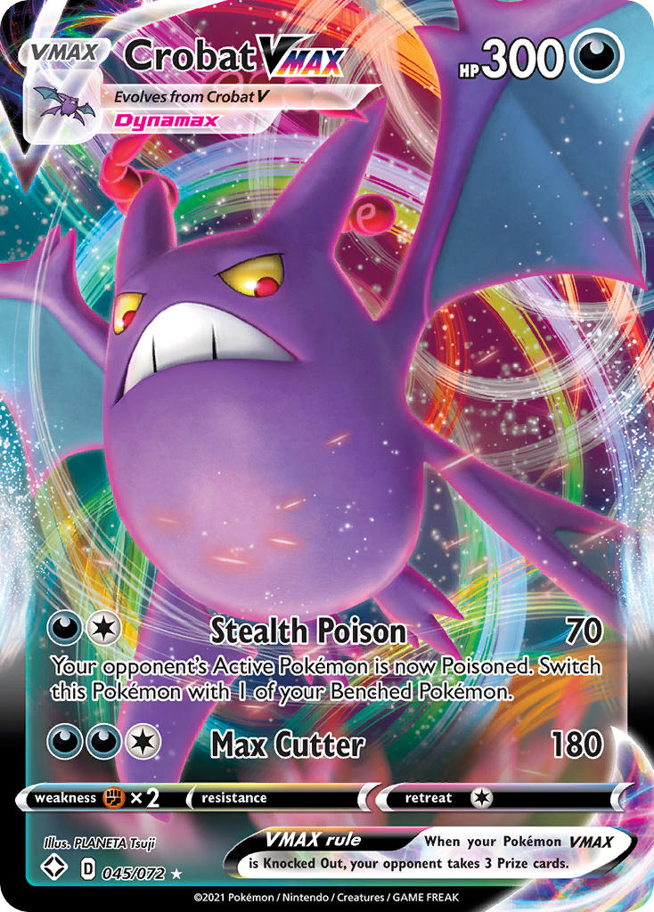 Crobat VMAX (045/072) [Sword & Shield: Shining Fates] | Exor Games New Glasgow