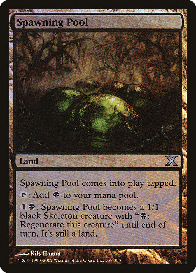 Spawning Pool (Premium Foil) [Tenth Edition] | Exor Games New Glasgow