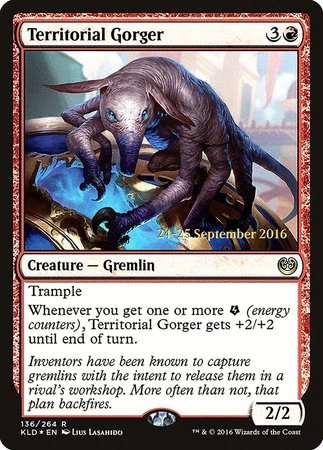 Territorial Gorger [Kaladesh Promos] | Exor Games New Glasgow