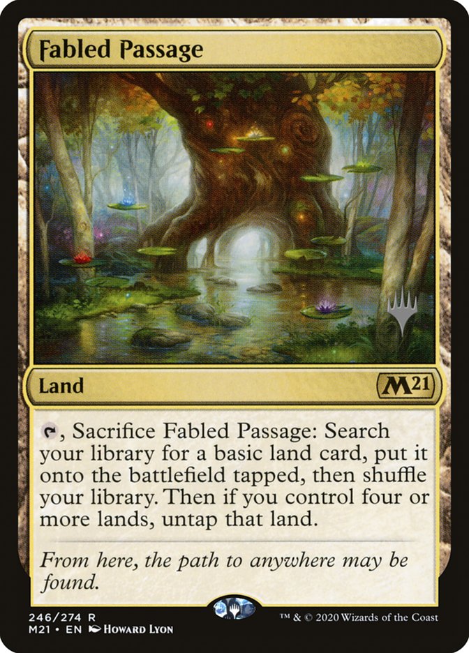 Fabled Passage (Promo Pack) [Core Set 2021 Promos] | Exor Games New Glasgow