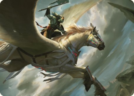 Cleaving Skyrider Art Card [Dominaria United Art Series] | Exor Games New Glasgow