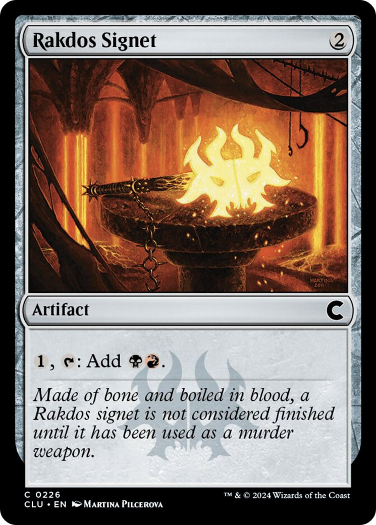 Rakdos Signet [Ravnica: Clue Edition] | Exor Games New Glasgow