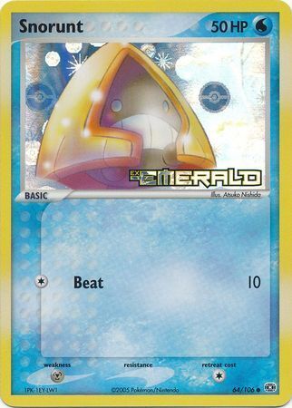 Snorunt (64/106) (Stamped) [EX: Emerald] | Exor Games New Glasgow