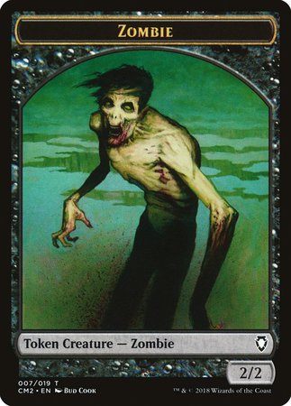 Zombie Token [Commander Anthology Volume II Tokens] | Exor Games New Glasgow