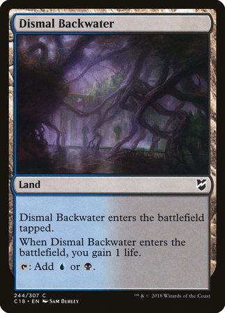 Dismal Backwater [Commander 2018] | Exor Games New Glasgow