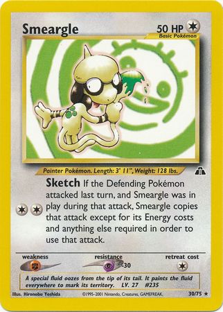 Smeargle (30/75) [Neo Discovery Unlimited] | Exor Games New Glasgow